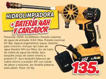 Mandatelo.com Hidrolimpiadora bateria 4ah ycargador oferta