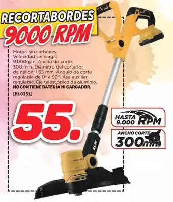Mandatelo.com Recortabordes 9000 rpm oferta