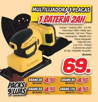 Mandatelo.com Multilijadora3 placas 1 bateria 2ah oferta