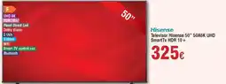 Hiper FROIZ HISENSE Televisor Hisense 50" 50A6K UHD SmartTv HDR 10+ oferta
