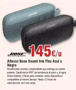 Hiper FROIZ BOSE Altavoz Bose Sound link Flex Azul o Negro oferta