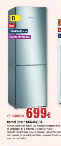 Hiper FROIZ BOSCH Combi KGN36VIDA oferta
