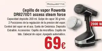 Hiper FROIZ ROWENTA Cepillo de vapor Rowenta DR8270D1 access steam force oferta