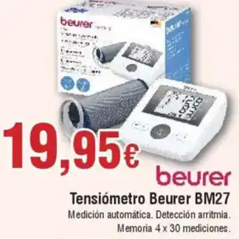 Hiper FROIZ BEURER Tensiómetro Beurer BM27 oferta