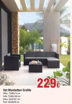Hiper FROIZ Set Manhattan Grafito oferta