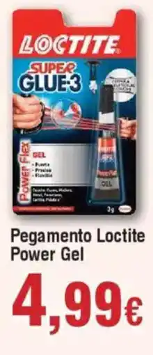 Hiper FROIZ LOCTITE Pegamento Power Gel oferta