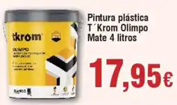Hiper FROIZ Pintura plástica T'Krom Olimpo Mate oferta