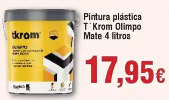 Hiper FROIZ Pintura plástica T'Krom Olimpo Mate oferta
