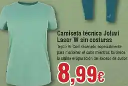 Hiper FROIZ Camiseta técnica Joluvi Laser W sin costuras oferta