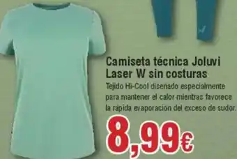 Hiper FROIZ Camiseta técnica Joluvi Laser W sin costuras oferta