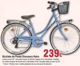 Hiper FROIZ Bicicleta de Paseo Discovery Retro oferta