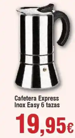Hiper FROIZ Cafetera Express Inox Easy 6 tazas oferta