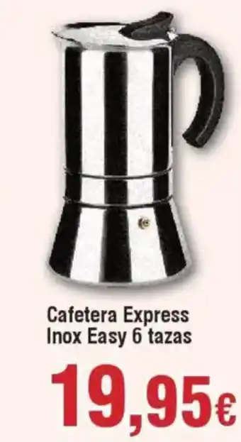 Hiper FROIZ Cafetera Express Inox Easy 6 tazas oferta