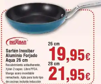 Hiper FROIZ INOXIBAR Sartén Aluminio Forjado Aqua 26 cm oferta
