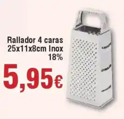 Hiper FROIZ Rallador 4 caras 25x11x8cm Inox oferta