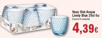 Hiper FROIZ Vaso Slot Acqua Lively Blue 6u oferta