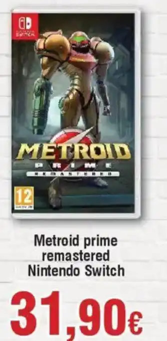 Hiper FROIZ Metroid prime remastered Nintendo Switch oferta
