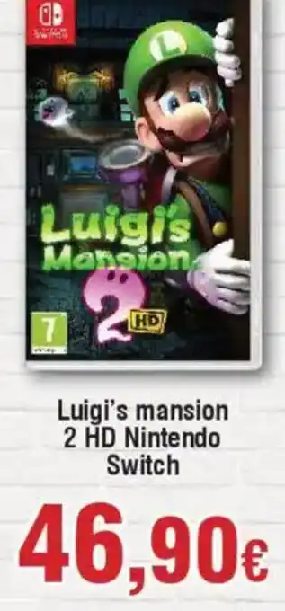 Hiper FROIZ Luigi's mansion 2 HD Nintendo Switch oferta