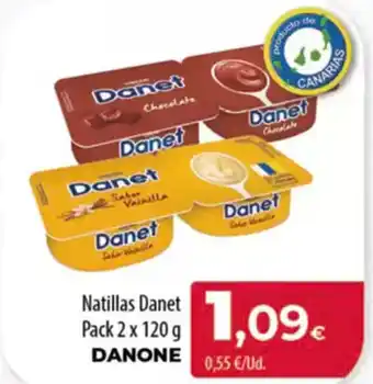 Spar Tenerife DANONE Natillas Danet oferta