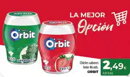 Spar Tenerife ORBIT Chicles sabores bote 46 uds. oferta