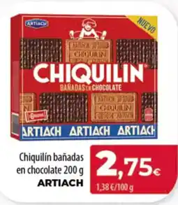 Spar Tenerife ARTIACH Chiquilín bañadas en chocolate oferta