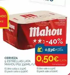 Supermercados La Despensa Estrella - cerveza 5 s lata oferta