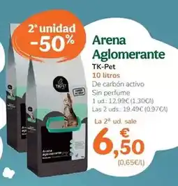 TiendAnimal Tk-pet - sorra aglomerant oferta
