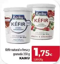 SPAR Lanzarote Kaiku - kefir natural o fresa y granada oferta