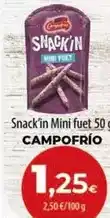 SPAR Lanzarote Campofrío - snack'in mini fuet oferta