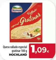 SPAR Lanzarote Hochland - queso rallado especial gratina oferta