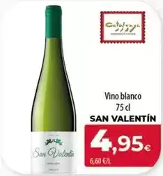 SPAR Lanzarote San valentin - vino blanco oferta