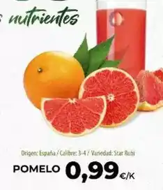 SPAR Lanzarote Pomelo oferta