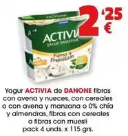 TOP Cash & Carry Activia - yogur de fibras con avena y nueces oferta