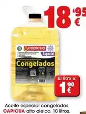 TOP Cash & Carry Capicua - aceite especial congelados alto oleico oferta