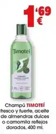 TOP Cash & Carry Timotei - champú fresco y fuerte oferta