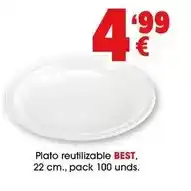 TOP Cash & Carry Best - plato reutilizable oferta