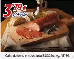 Alsara Supermercados Esgosa - caña de lomo embuchado oferta