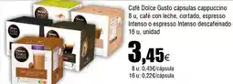 FROIZ Cafe dolce gusto capsulas cappucino oferta
