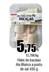 FROIZ Filete de bacalao ala blanca a punto de sal oferta