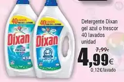 FROIZ Dixan - detergente gel azul o frescor 40 lavados oferta