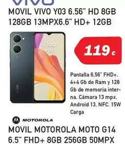 Microsshop Movil y03 6.56 hd 8gb 128gb 13 mpx6.6 hd + 12gb oferta