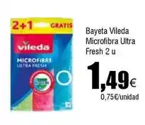 FROIZ Vileda - bayeta microfibra ultra fresh 2u oferta