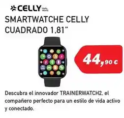 Microsshop Celly - smartwatche celly cuadrado 1.81 oferta