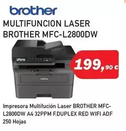 Microsshop Brother - multifuncion laser mfc-l2800dw oferta
