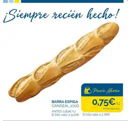 Cash Ecofamilia Barra espiga candeal oferta