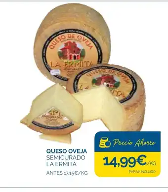 Cash Ecofamilia Queso oveja semicurado oferta