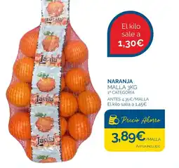 Cash Ecofamilia Naranja malla oferta