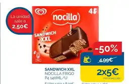 Cash Ecofamilia NOCILLA Sandwich xxl oferta