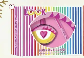 Clarel Agatha ruiz de la prada look eau de toilette natural spray 80 ml + make up tattoo 0.8 ml oferta