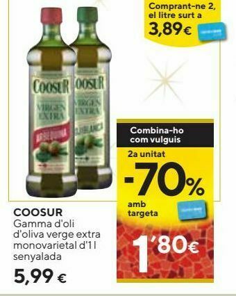 Caprabo Aceite de oliva virgen extra coosur oferta
